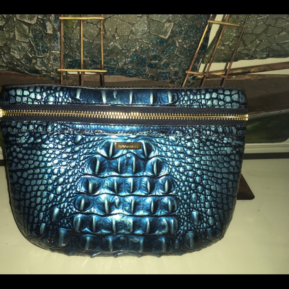 Brahmin Convertible belt bag’ Verdigris’